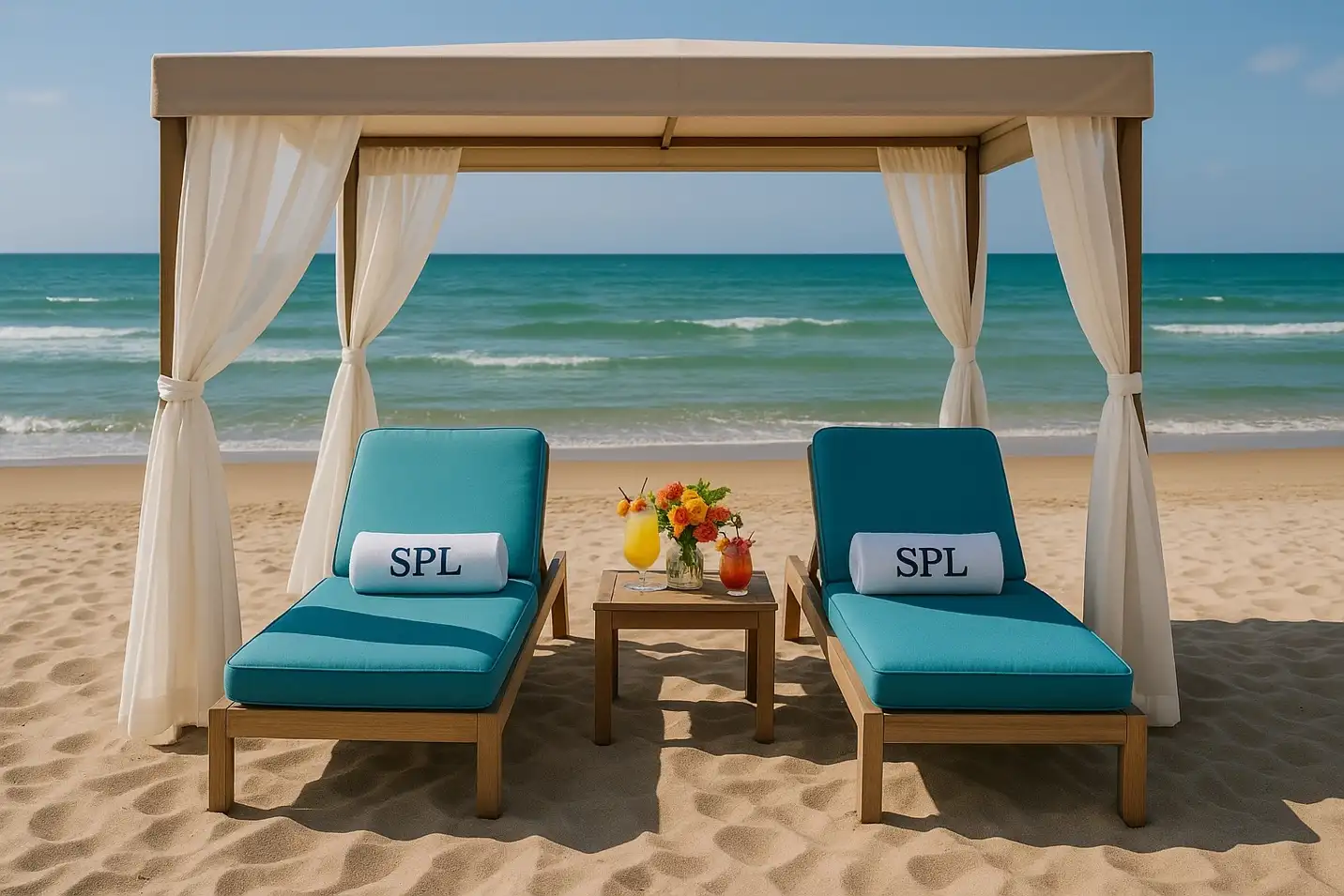 Personalized beach setup for Gen Z travelers on South Padre Island